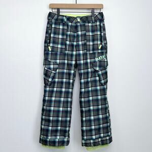 Burton Girls Plaid DryRide Snowboarding Adjustable Pants